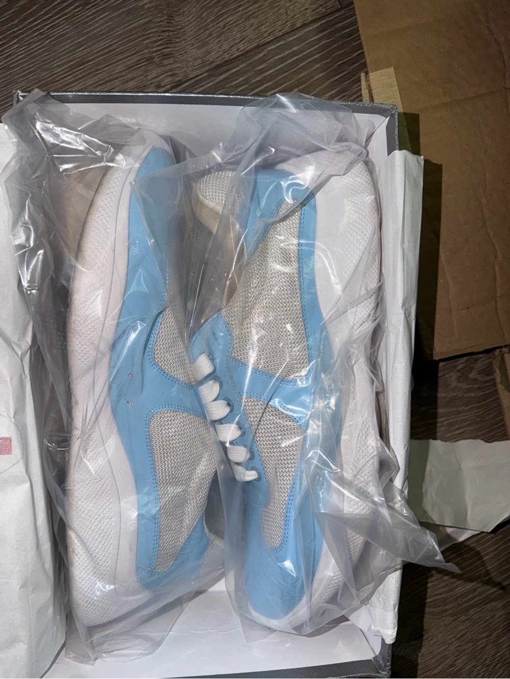 Light Blue Prada Cups